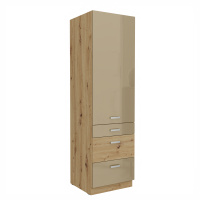 Szafka kuchenna wysoka Arteo 60 DKS-210 3S 1F